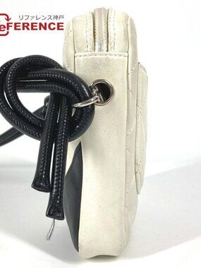 Chanel Shoulder Bag CC Mini Small Leather White